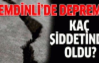 Şemdinli'de 3.5 büyüklüğünde deprem