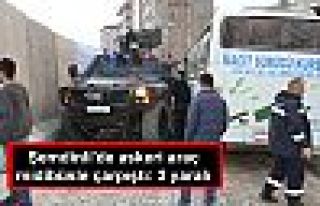 Şemdinli'de askeri araç midibüsle çarpıştı:...