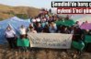 Şemdinli'de barış çadırı eylemi 5'nci gününde