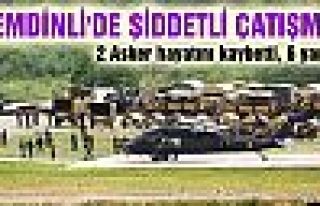 Şemdinli'de çatışma: 2 asker hayatını kaybetti,...