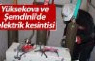 Şemdinli ve Yüksekova'da elektrik kesintisi yaşanacak