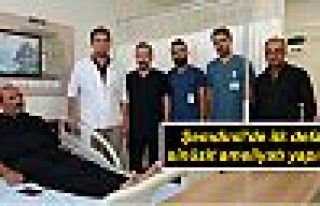 Şemdinli'de ilk defa sinüzit ameliyatı yapıldı