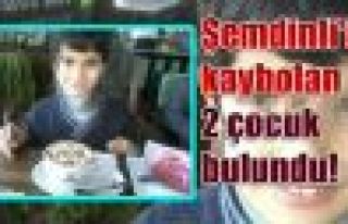 Şemdinli'de kaybolan 2 çocuk 13 saat sonra bulundu