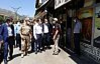 Şemdinli'de Koronavirüs denetimleri yapıldı