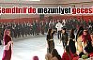 Şemdinli'de mezuniyet gecesi