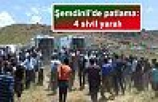 Şemdinli'de patlama: 4 sivil yaralı