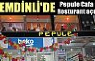Şemdinli'de Pepule Cafa & Resturant açıldı