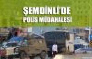 Şemdinli'de polis müdahalesi