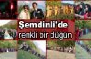 Şemdinli'de renkli bir düğün