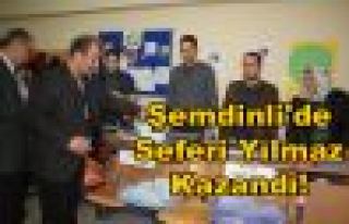 Şemdinli'de Seferi Yılmaz Kazandı