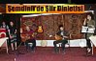 Şemdinli'de Şiir Dinletisi
