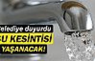 Şemdinli'de su kesintisi yaşanacak!