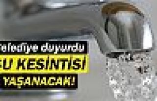 Şemdinli'de su kesintisi yaşanacak