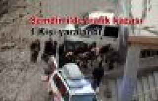 Şemdinli'de trafik kazası: 1 Yaralı