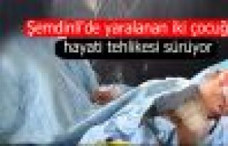 Şemdinli'de yaralanan iki çocuğun hayati tehlikesi...