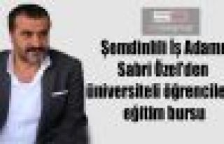 İş Adamı Sabri Özel'den üniversiteli öğrencilere...