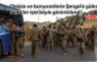 Şengal'e giden PKK'liler işte böyle görüntülendi