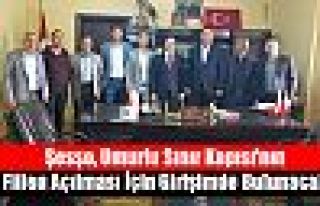 ŞESSO, Umurlu Sınır Kapısı'nın Fiilen Açılması...