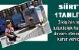 Siirt 'KCK' davasında bir kişi tahliye edildi