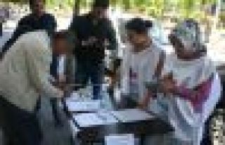 Siirt'te hasta tutsaklar için üç günde 10 bin...