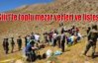 Siirt'te toplu mezar yerleri ve listesi