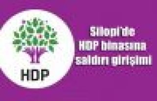 Silopi'de HDP binasına saldırı girişimi