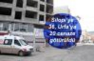 Silopi'ye 36, Urfa'ya 20 cenaze götürüldü