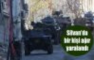 Silvan'da bir kişi ağır yaralandı