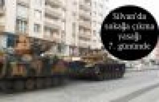 Silvan'da sokağa çıkma yasağı 7. gününde