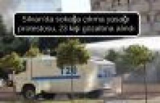 Silvan’da sokağa çıkma yasağı protestosu, 23...