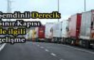 “Sınır Kapılarının Açılması İçin Çalışma...