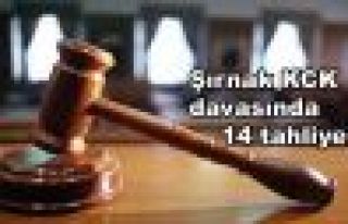 Şırnak KCK davasında 14 tahliye