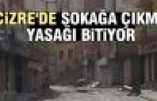 Şırnak Valiliği: Cizre'deki sokağa çıkma yasağı...