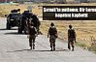 Şırnak'ta patlama: Bir korucu hayatını kaybetti