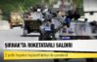 Şırnak'ta polis servis aracına saldırı: 2 polis...