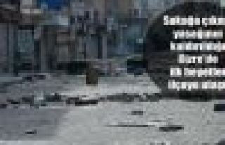 Sokağa çıkma yasağının kaldırıldığı Cizre’de...