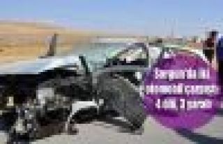 Sorgun'da iki otomobil çarpıştı: 4 ölü, 3 yaralı