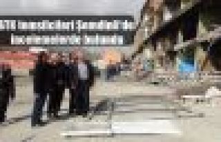 STK temsilcileri Şemdinli'de incelemelerde bulundu