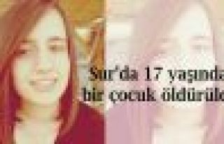 Sur'da 17 yaşında bir çocuk öldürüldü