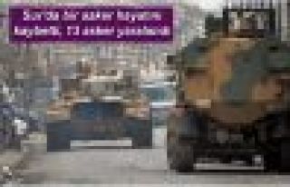 Sur'da bir asker hayatını kaybetti, 13 asker yaralandı