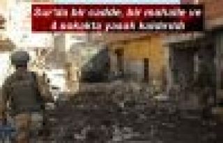 Sur'da bir cadde, bir mahalle ve 4 sokakta yasak kaldırıldı