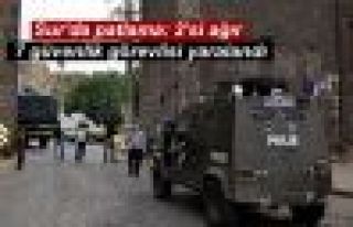 Sur'da patlama: 2'si ağır 7 asker yaralandı