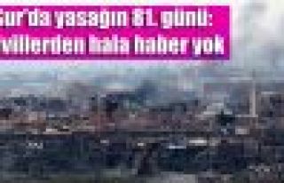 Sur'da yasağın 81. günü: Sivillerden hala haber...