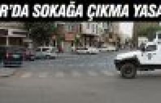 Sur'da yeniden sokağa çıkma yasağı