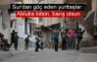 Sur'dan göç eden yurttaşlar: Abluka bitsin, barış...