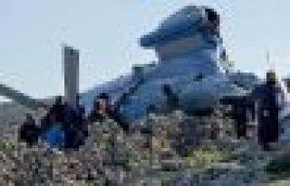 Suriye Ordusu'na ait bir helikopter düştü