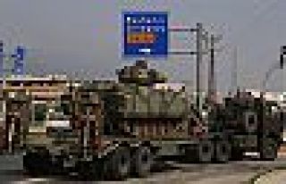 Suriye sınırına askeri sevkiyat