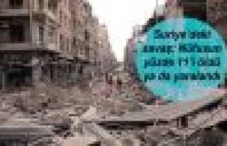 Suriye'deki savaş: Nüfusun yüzde 11'i öldü ya...