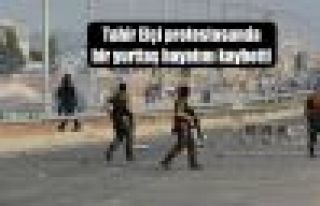 Tahir Elçi protestosunda bir yurttaş hayatını...