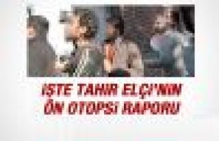 Tahir Elçi'nin ön otopsi raporu